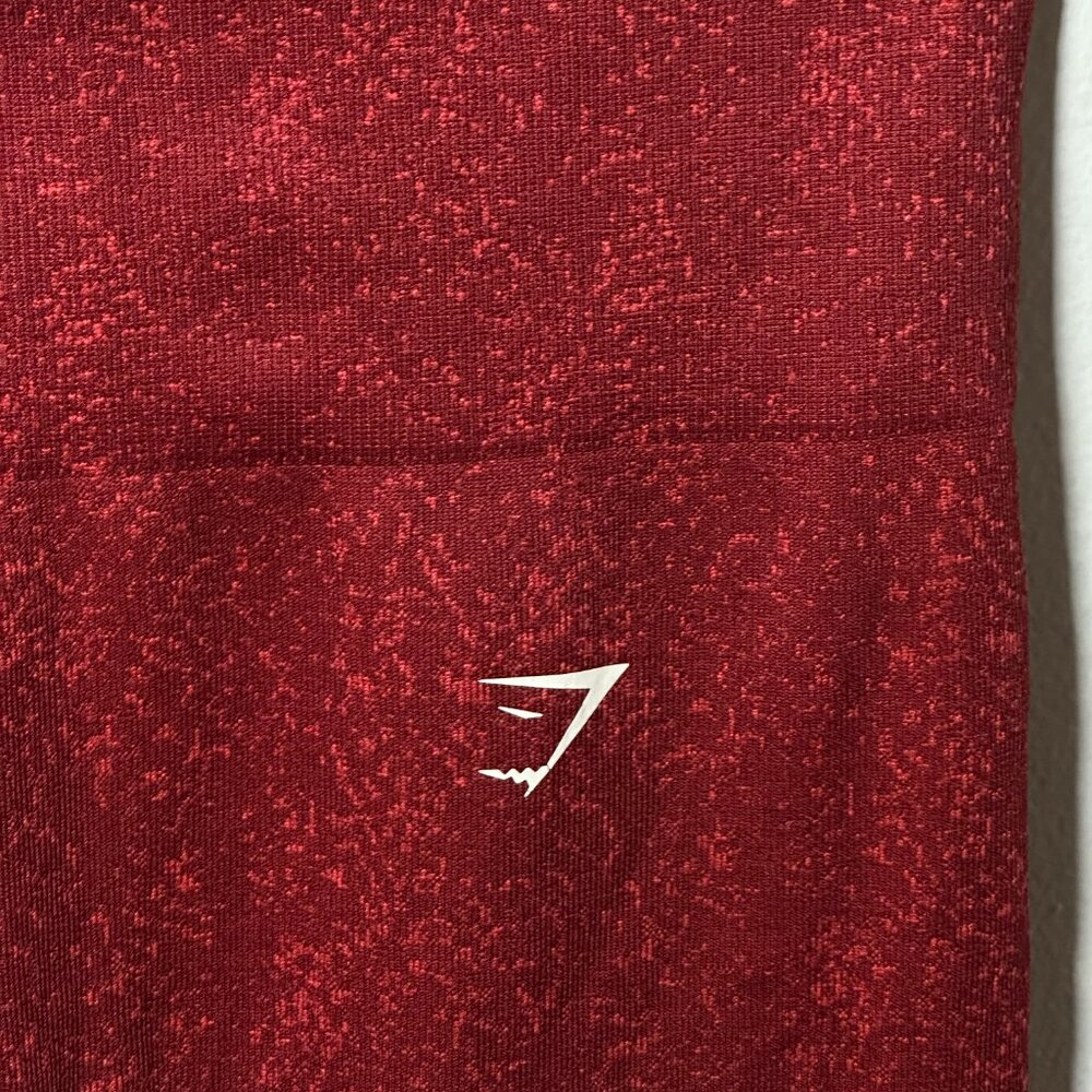 Gymshark Flex High-Waisted Leggings – Red Marl (Size M) - Picture 7 of 10